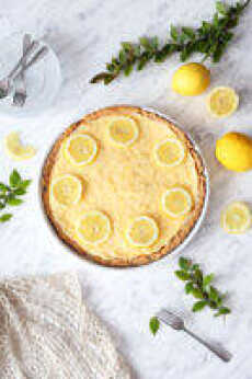 Przepis na Tarta sernikowa z lemon curd