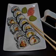 Przepis na Sushi z krewetką w tempurze
