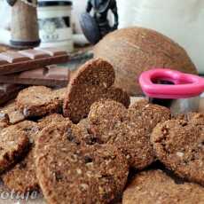 Przepis na Bezglutenowe ciasteczka czekoladowo-kokosowe (z mąki kokosowej)