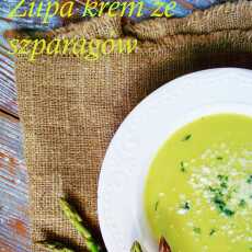 Przepis na Zupa krem ze szparagów