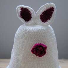 Przepis na Czapeczka króliczek zrobiona na szydełku / crochet bunny hat DIY