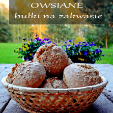 Przepis na Owsiane bułki na zakwasie