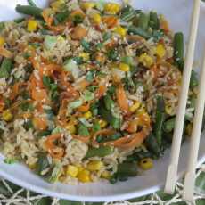 Przepis na Wiosenny ryż z warzywami