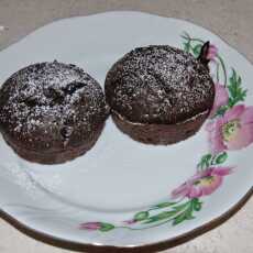 Przepis na Kakaowe muffinki z żurawiną