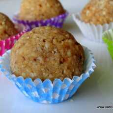 Przepis na Domowe słodkie kulki {Pralinki}/ Homemade sweet balls {Cookie dough balls}