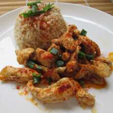 Przepis na Szybki obiad - gyros z kurczaka z ryżem