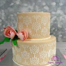 Przepis na Elegancki tort weselny