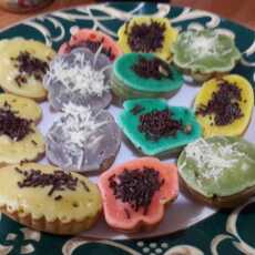 Przepis na Cara masak Kue Cubit Rainbow, Jajanan Naik Kasta