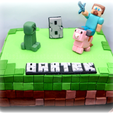 Przepis na Tort MINECRAFT