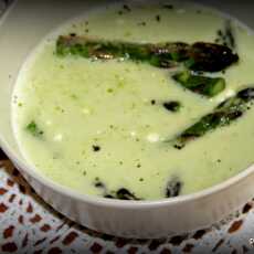 Przepis na Zupa z zielonych szparagów