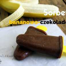 Przepis na Sorbet bananowo - czekoladowy
