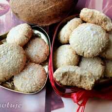 Przepis na Bezglutenowe ciasteczka chałwowo-kokosowe (bez masła i jajek, vege)
