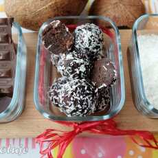 Przepis na Bajaderkowe kulki czekoladowo-kokosowe