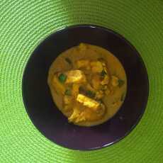 Przepis na Bananowo-cytrynowe rybne curry