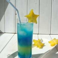 Przepis na Tęczowy drink Blue Curacao
