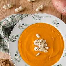 Przepis na Zupa z batatów z masłem orzechowym / Sweet potato soup with peanut butter