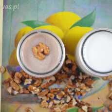 Przepis na Jogurty roślinne z orzechów włoskich i mleka kokosowego, bez laktozy i glutenu