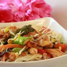 Przepis na Chiński obiad, czyli stir-fry ze szparagami