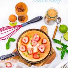 Przepis na Dutch baby pancake czyli pieczony naleśnik na słodko