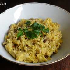 Przepis na Jaglane 'risotto' z grzybami (wegańskie, bezglutenowe)