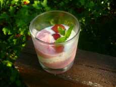 Przepis na Domowe lody truskawkowe – z jogurtem i sorbet z miętą