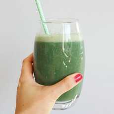 Przepis na Spirulina + grejpfrut + imbir + mięta + siemię lniane