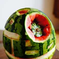 Przepis na Arbuz gwiazda śmierci / death star watermelon DIY