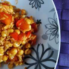 Przepis na Risotto parboiled z cieciorką.