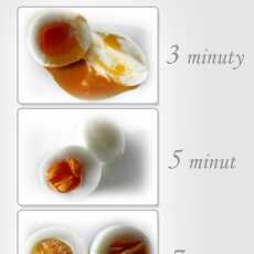 Przepis na Gotowanie jajek- ściągawka ile minut powinniśmy gotować?