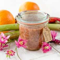 Przepis na Pomarańczowa Konfitura Rabarbar & Chia / Rhubarb Orange Chia Jam