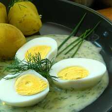 Przepis na Jajka w sosie koperkowym