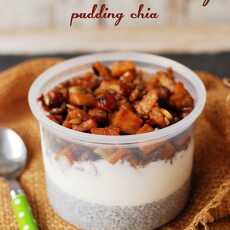 Przepis na Szarlotkowo-orzechowy pudding chia