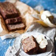 Przepis na Zdrowe (!) ciasto bananowe (bez cukru i bez pszenicy). Healthy banana bread (without sugar and wheat). 