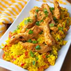 Przepis na Kurczak na sałatce curry