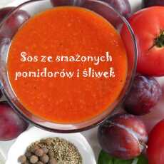 Przepis na Sos ze smażonych pomidorów i śliwek