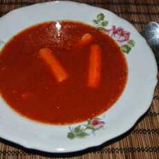 Przepis na Niezabielana zupa pomidorowa 'porosołowa'