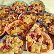 Przepis na Babki owocowe z kruszonką - Fruit Muffins - I muffin con la frutta