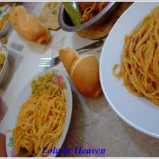 Przepis na Spaghetti w tunezyjski letni wieczór