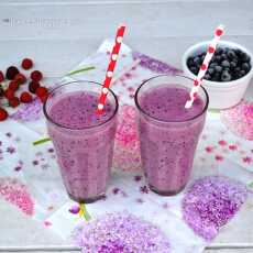 Przepis na Koktajl jagodowy. Smoothie jagodowe