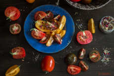 Przepis na Tagliatelle z karczochami i kolorowymi pomidorami