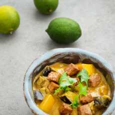 Przepis na Curry z mango i bakłażanem (wegańskie, bezglutenowe)