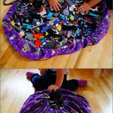 Przepis na Worek - mata na klocki lego / storage bag play mat for lego DIY