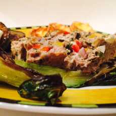 Przepis na Mięsny chlebek z grillowanymi warzywami – bezglutenowa kolacja