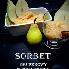 Przepis na Sorbet gruszkowy z cynamonem