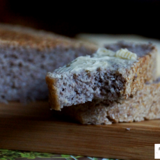 Przepis na Chleb z kaszy gryczanej - bezglutenowy, bez mąki, bez drożdży - trzyskładnikowy