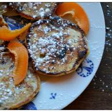 Przepis na Pancakes stracciatella czyli placuszki z drobinkami czekolady (spoznione Niedzielene Sniadanie doc.89)