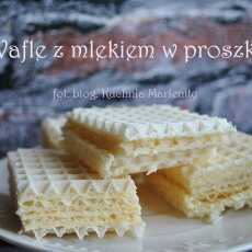 Przepis na Wafle z masą z mleka w proszku