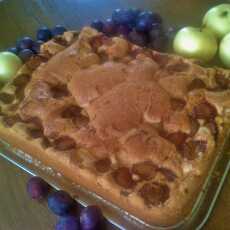 Przepis na Ciasto z jabłkami i śliwkami