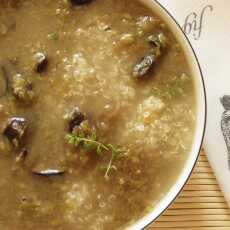 Przepis na Zupa porowo-grzybowa z quinoą