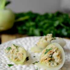 Przepis na Bezglutenowe pierogi z wędzonymi rybami 